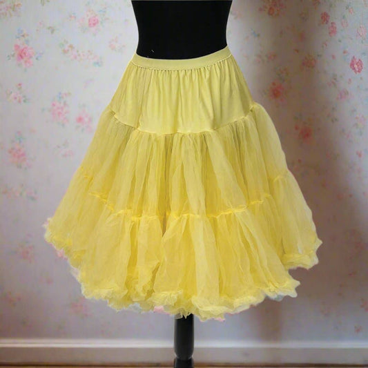 Crinoline Skirt: Candlelight / M / L