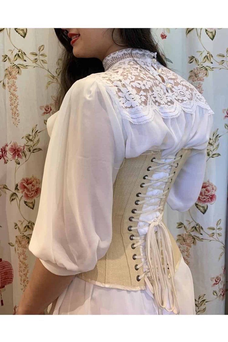 Juliet Corset - Buttercream Coutil