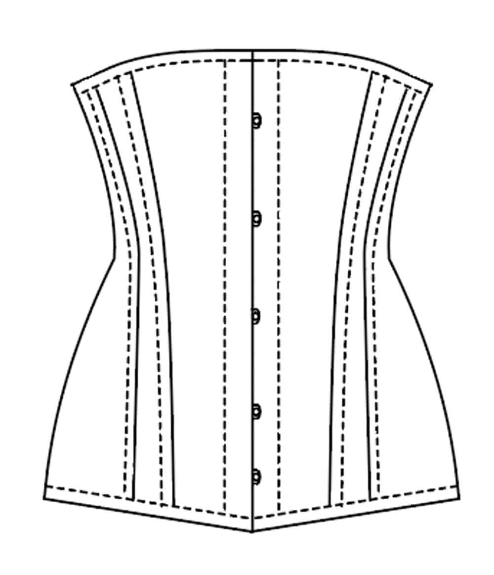 cincher line art