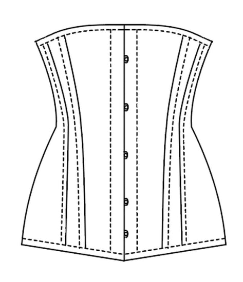 cincher line art