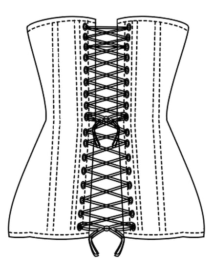 cincher line art