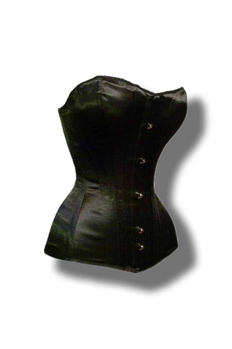 Eynede Corset - Black Satin