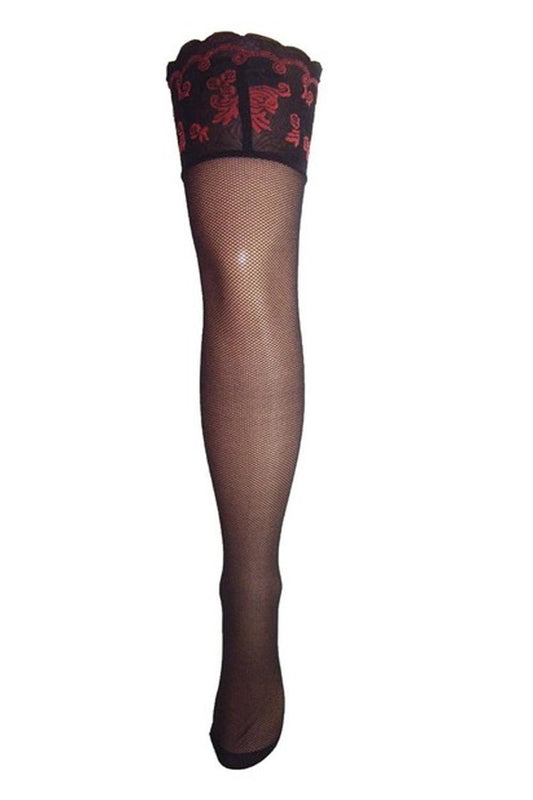 Baghdad - Black Micromesh Stockings