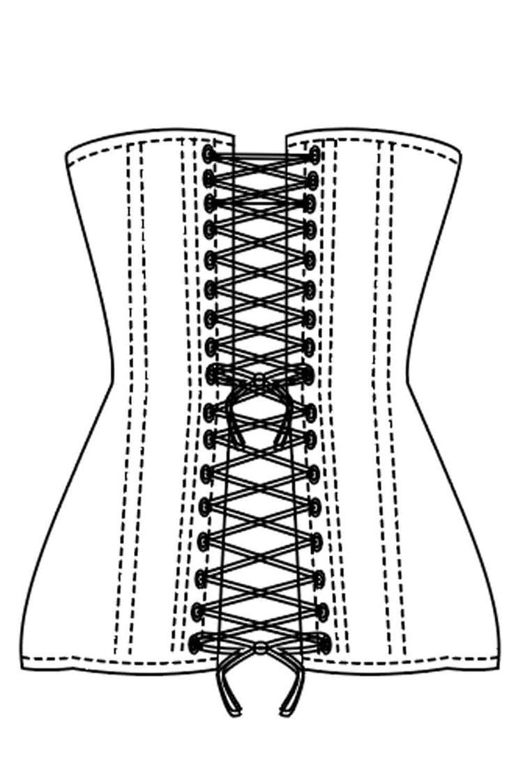 Cincher Corset - Earl Grey Coutil