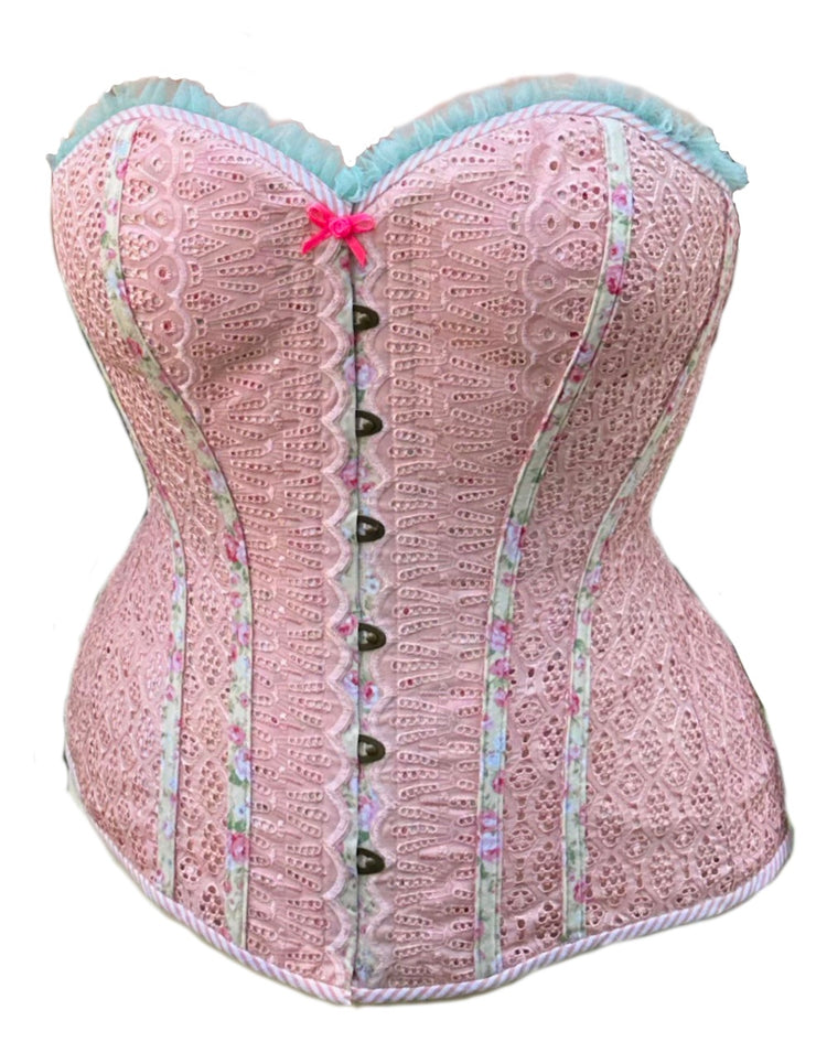 Peach Petaline Summer Corset