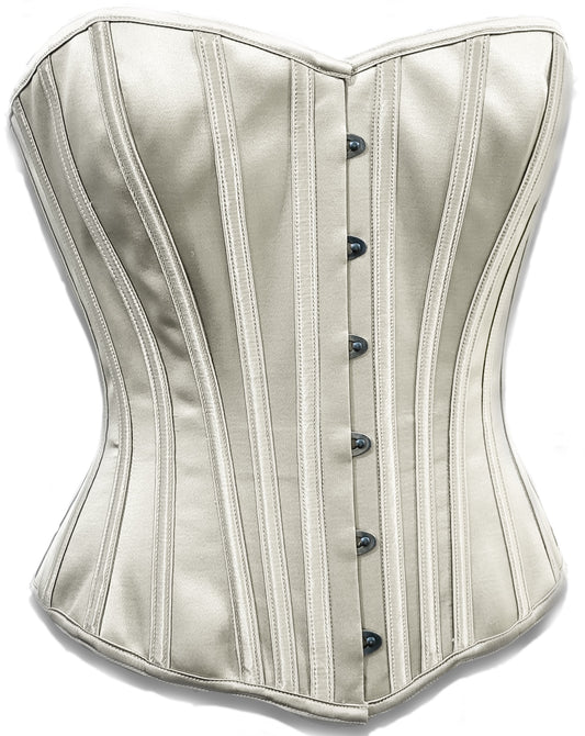 Sibelle Corset in Ivory Satin