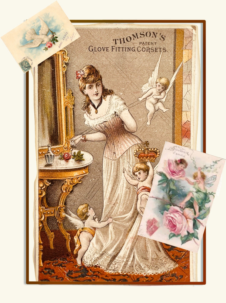 Sibelle Corset in Tea Rose Satin