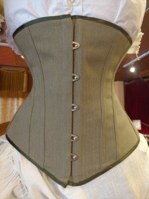 corset under dress before and after